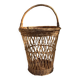 Panier haut vintage en osier