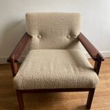 Scandinavian vintage teak armchair