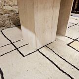 Travertine coffee table 1980