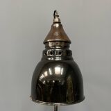 Early model Rademacher table lamp with black enamel shade