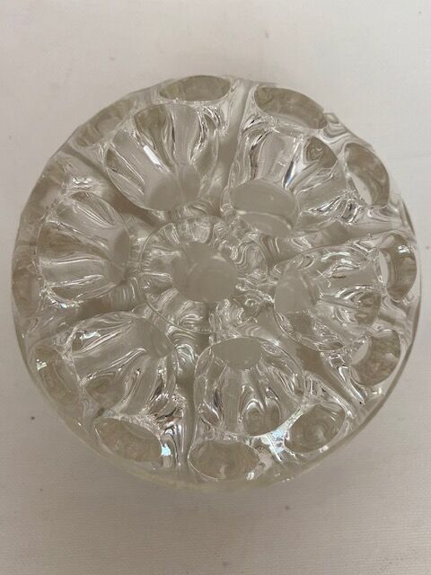 Vase pique fleurs verre reims made in France