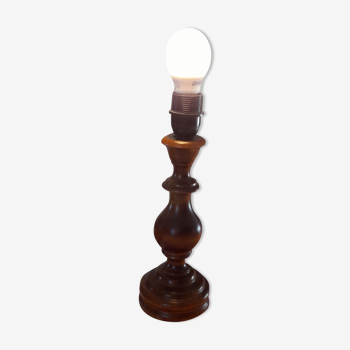 Vintage wooden lamp foot