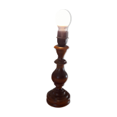 Vintage wooden lamp foot