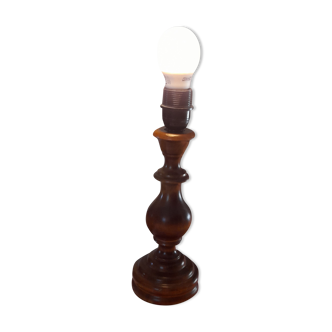 Vintage wooden lamp foot