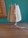 Lampe vintage avec abat jour en raffia