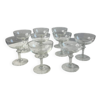 Lot de 9 verre à pieds