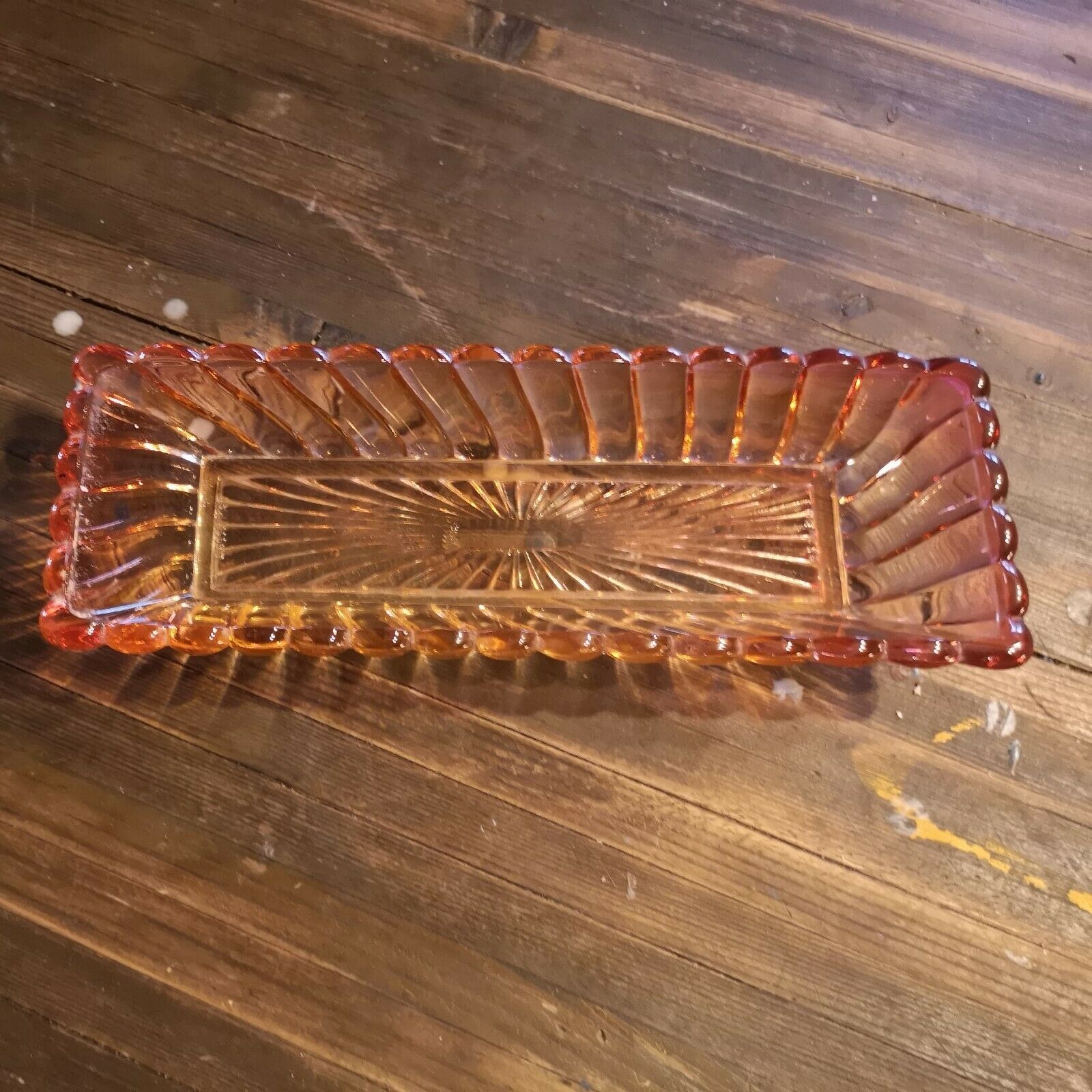 Porte brosse à dent ou savon modèle bambou torse rose en cristal