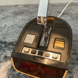 Timco articulated desk lamp with alarm clock from the 1970s.