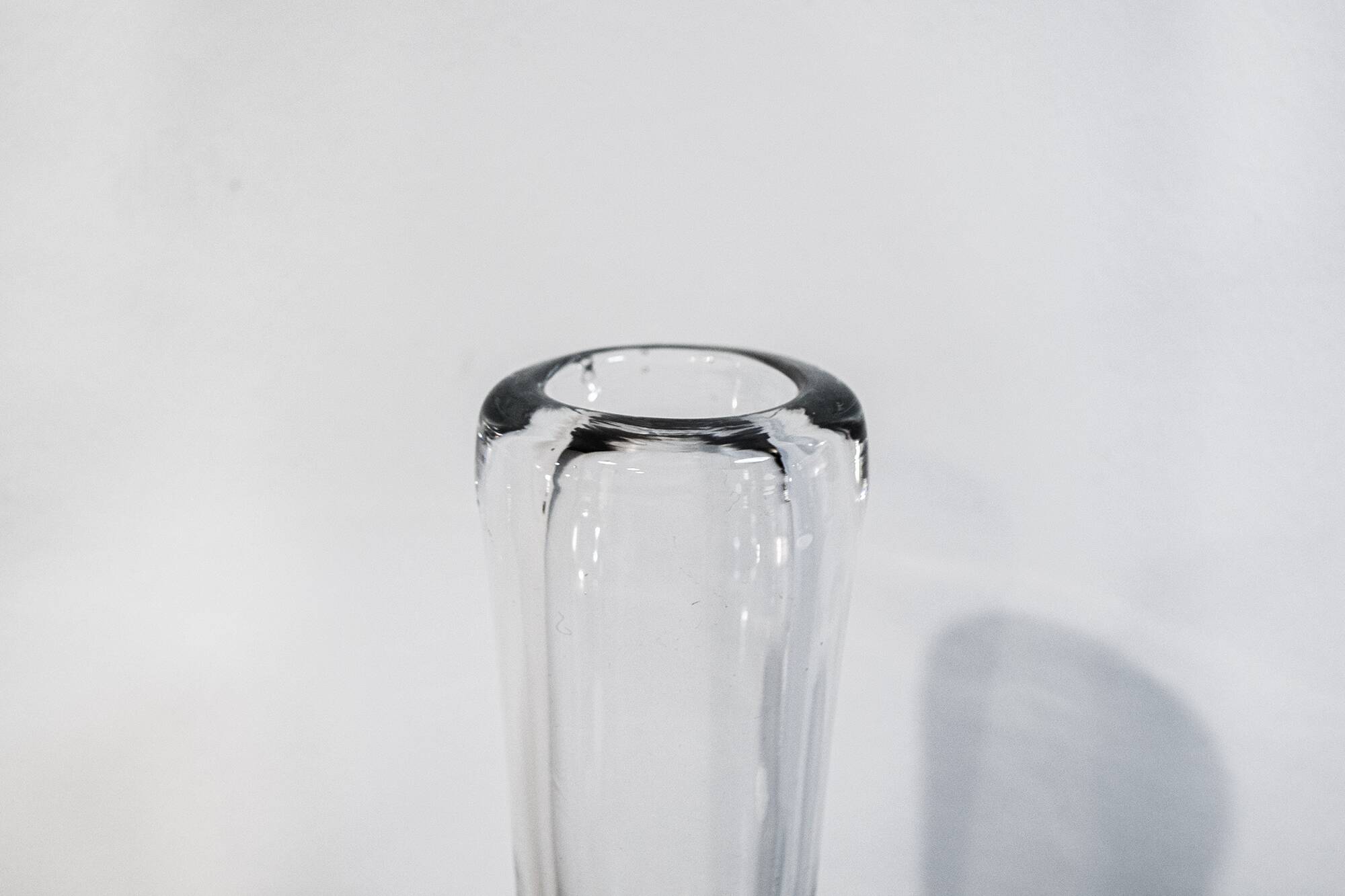 Bottiglia in vetro spesso Italia Anni '70