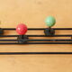 Coat rack with balls 50s