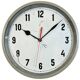 Grey Industrial Factory Wall Clock, 1950s