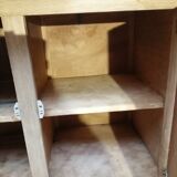 Buffet mado 50s white and brushed oak