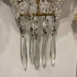 Glass Beaded Sconces Set of 2 1980’s