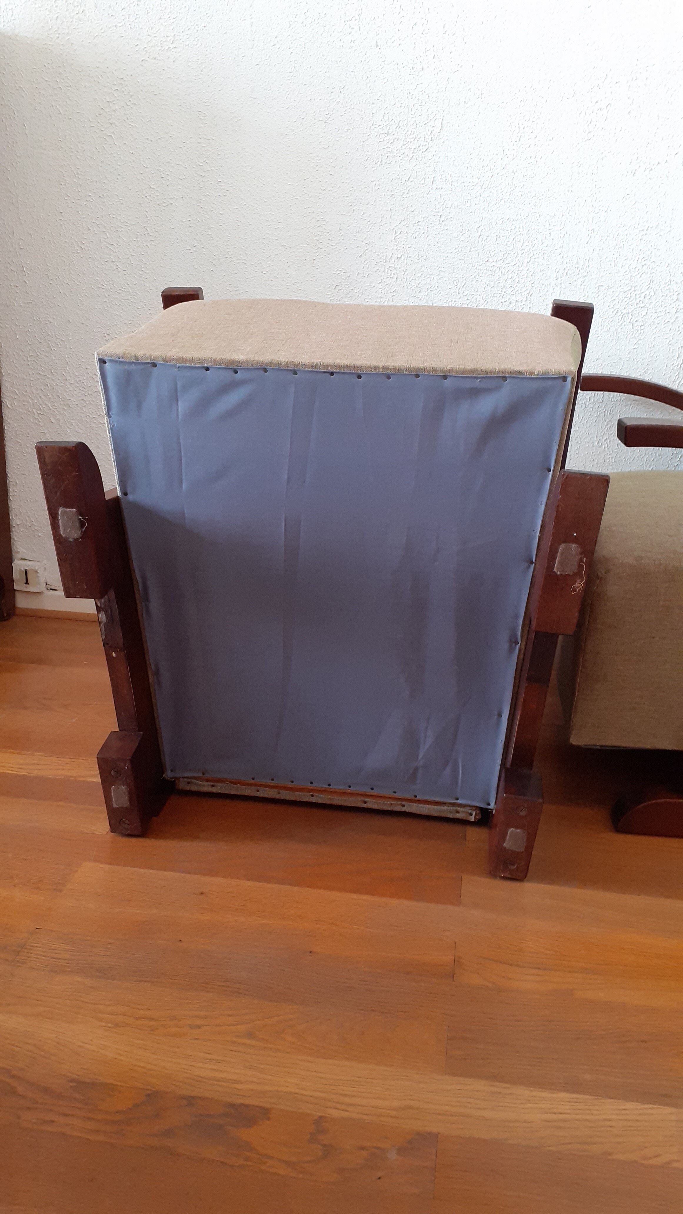 Pair of Art Deco armchairs, Morel Lab