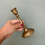 Vintage brass candlestick - candle holder