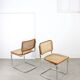 Chaise vintage marron B32 Cesca par Marcel Breuer, set de 2