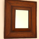 Rustic square mirror