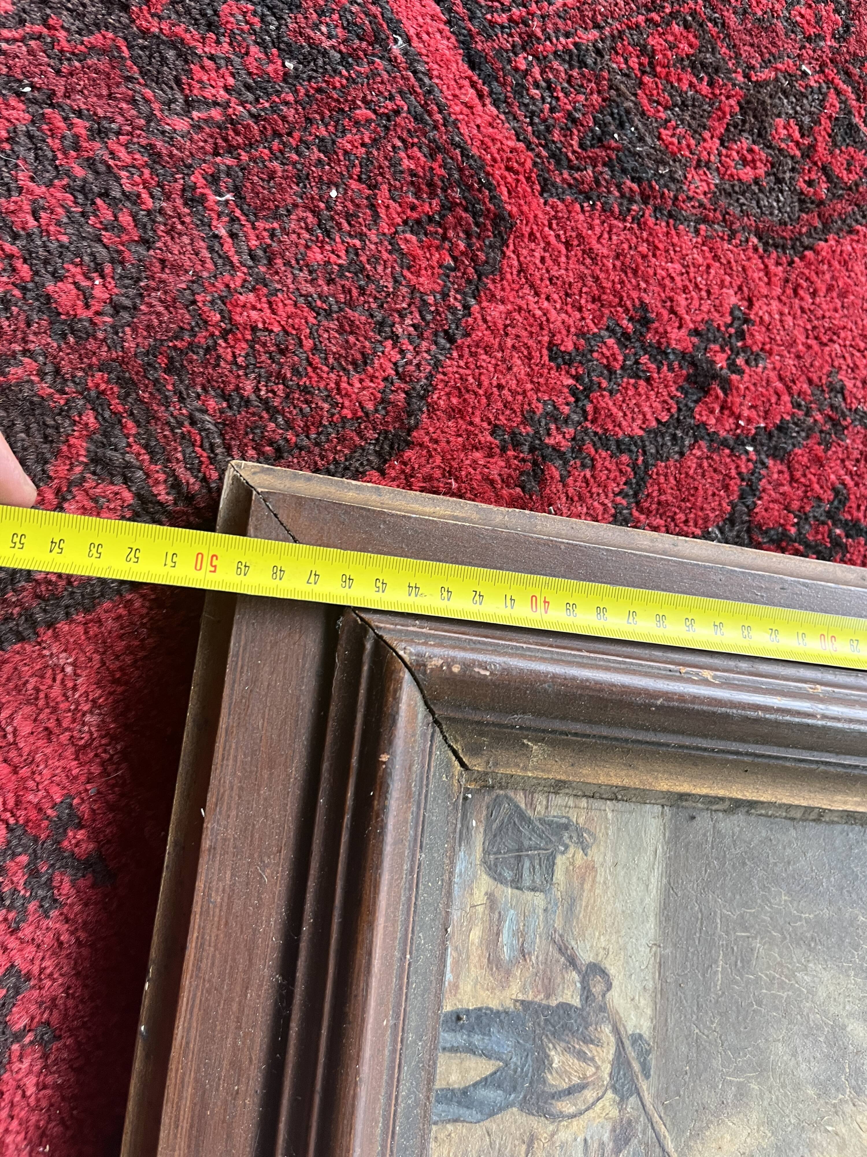 Antique painting from 1900 signed R. Argivier – Maritime scene