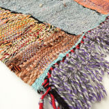 Berber carpet Kilim Boucherouite graphic multicolored 287x152cm