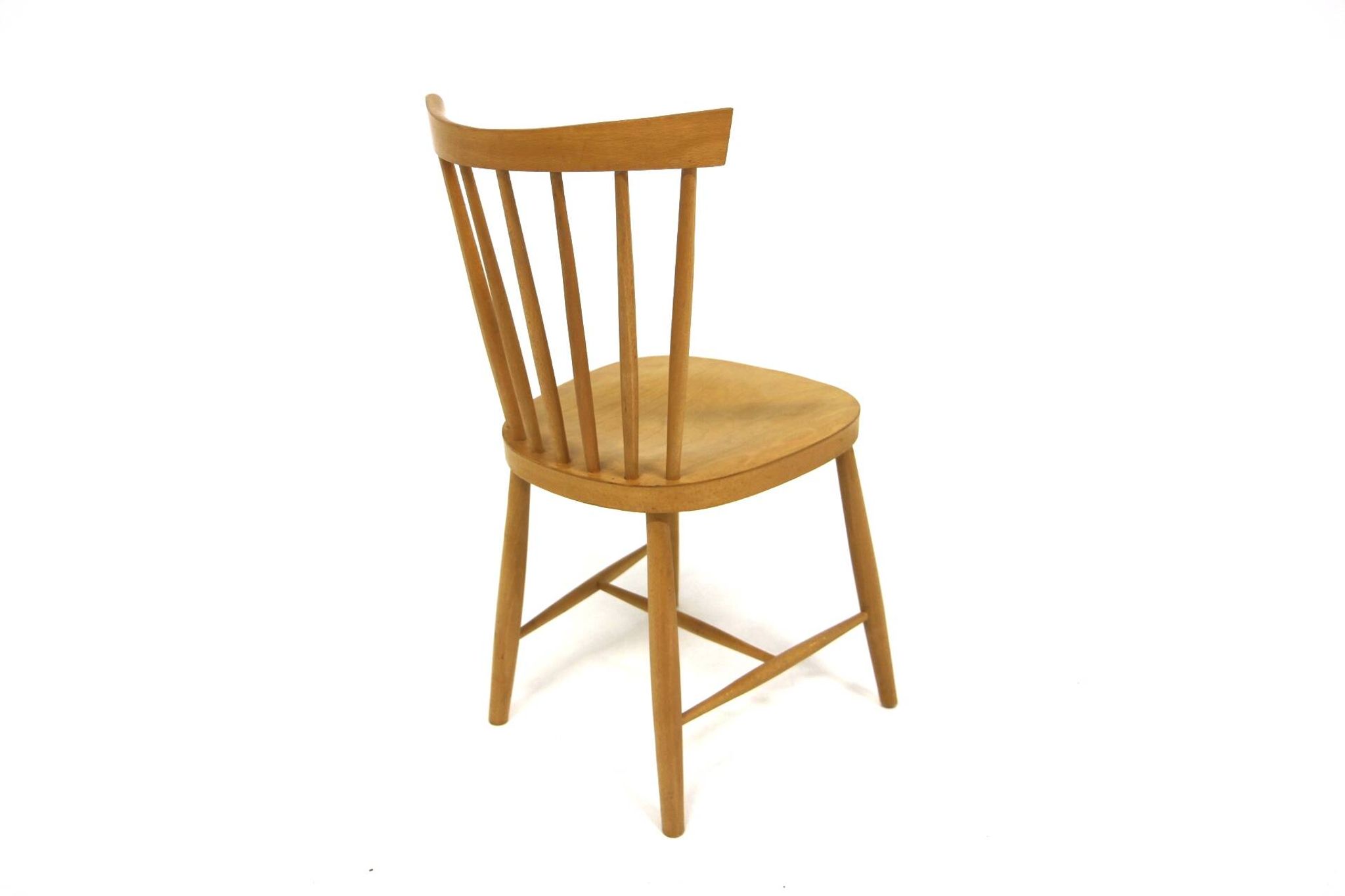 Set de 3 chaises scandinave "Pinnstol", Lammhult Suède, 1960