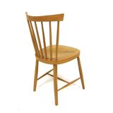 Set of 3 Scandinavian "Pinnstol" chairs, Lammhult Sweden, 1960