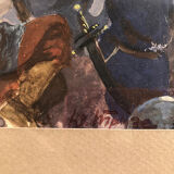 Set of three signed watercolors, early twentieth century