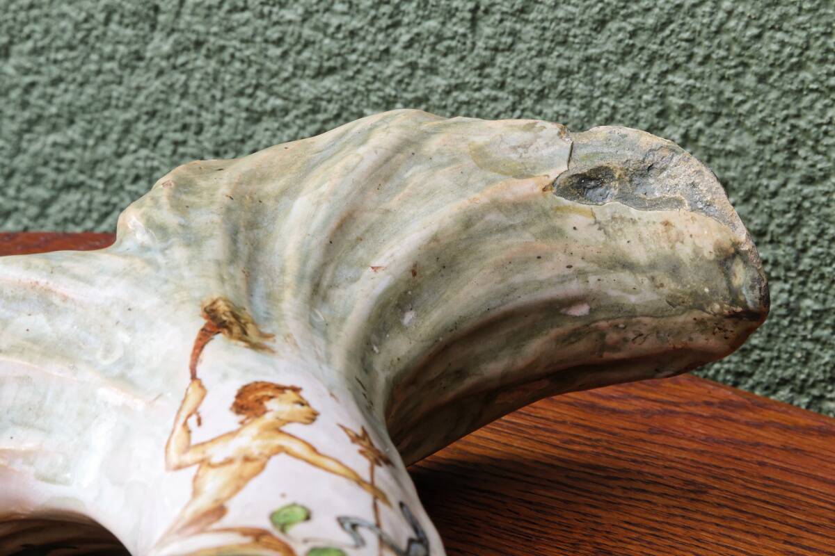 Aiguière dauphin, 19ème, style Renaissance, Molaroni Pesaro