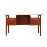 Teak desk, Danish design, 1970s, designer: Gunnar Nielsen, manufacturer: Tibergaard