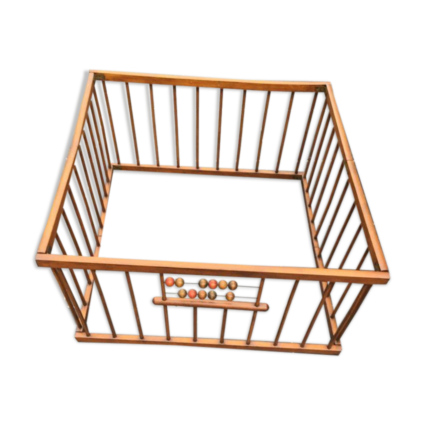 Wooden playground for baby