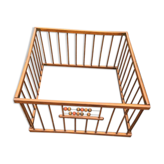 Wooden playground for baby