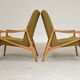 Pair of light green armchairs by Jiri Jiroutek for Interier Praha, 1960