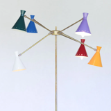 Lampadaire italien 6 bras