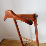Fratelli Reguitti editor Valet night wooden varnish on wheels