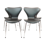 Lot de 4 chaises, seven modèle 3107, conçu par Arne Jacobsen et fabriqué par Fritz Hansen