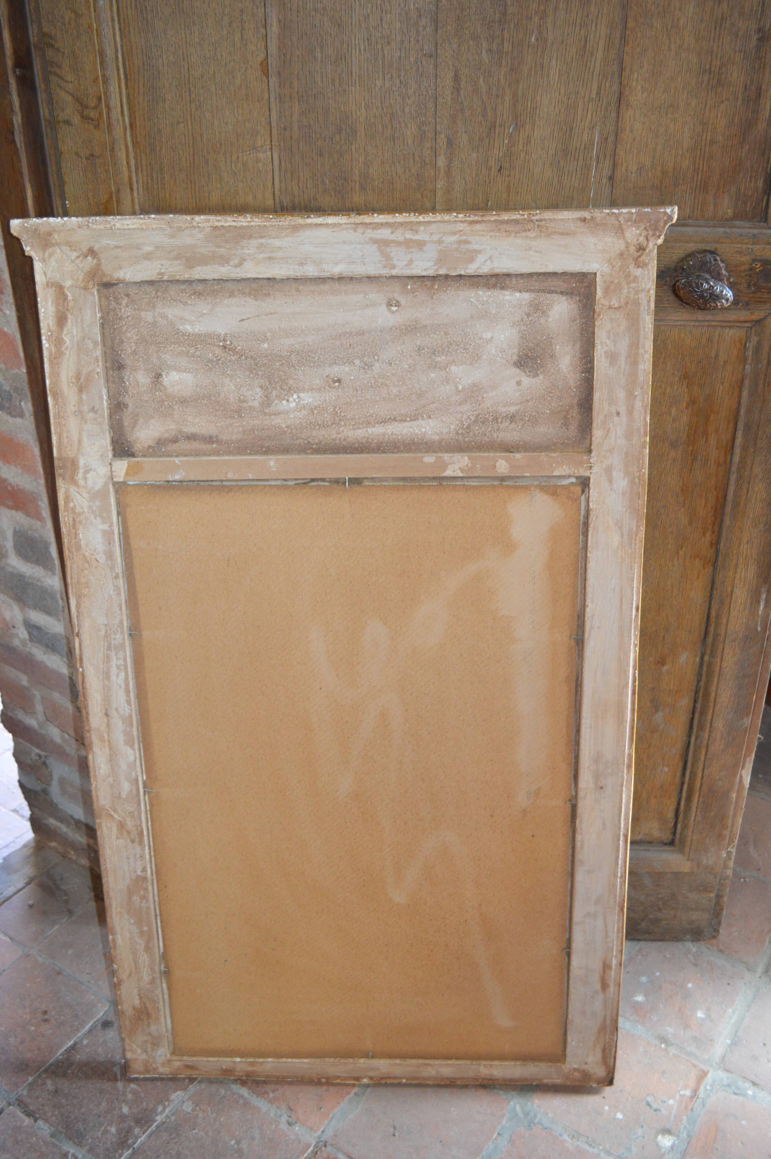 Golden mirror 111x70cm