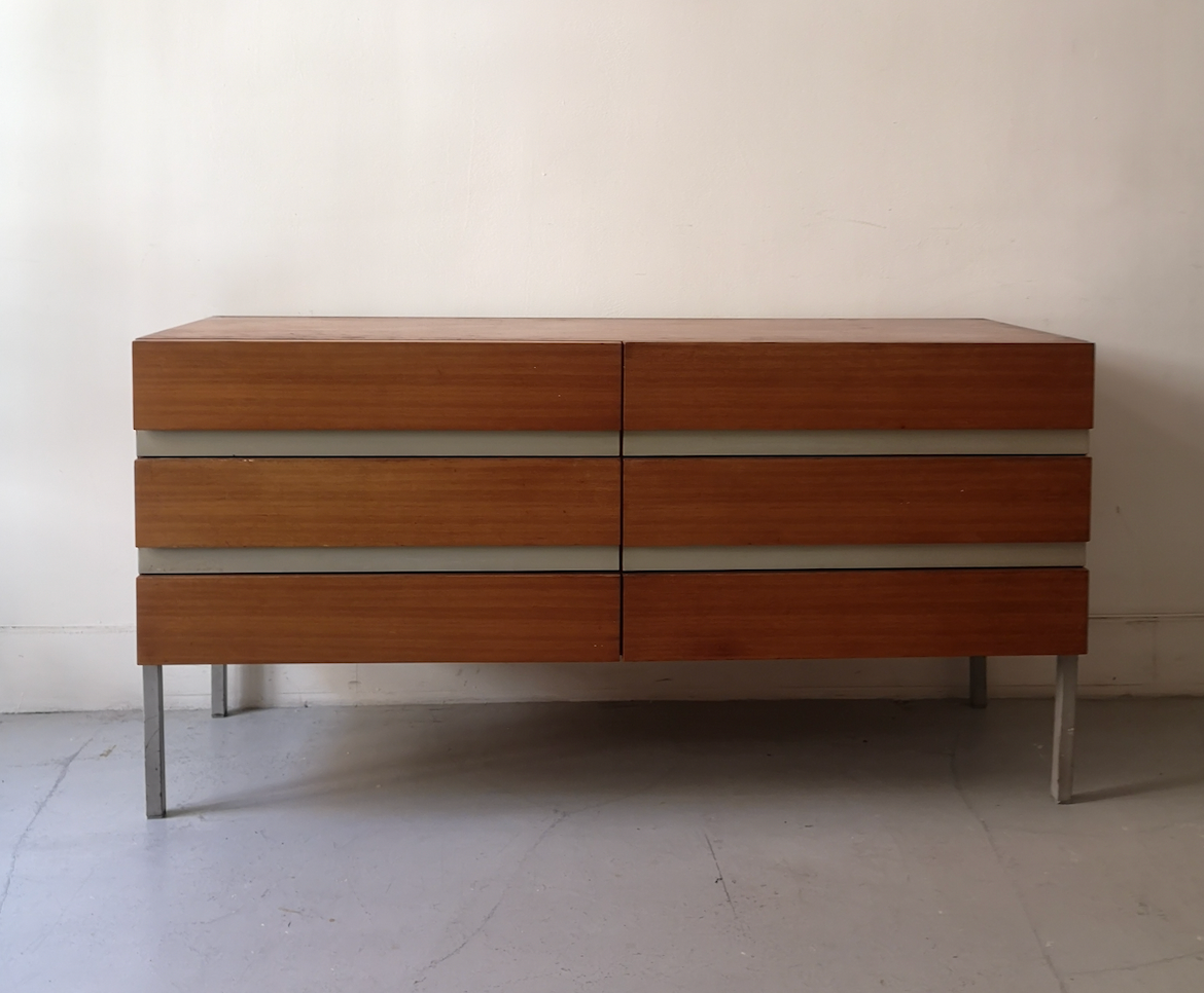 Wooden sideboard mid century, 1960