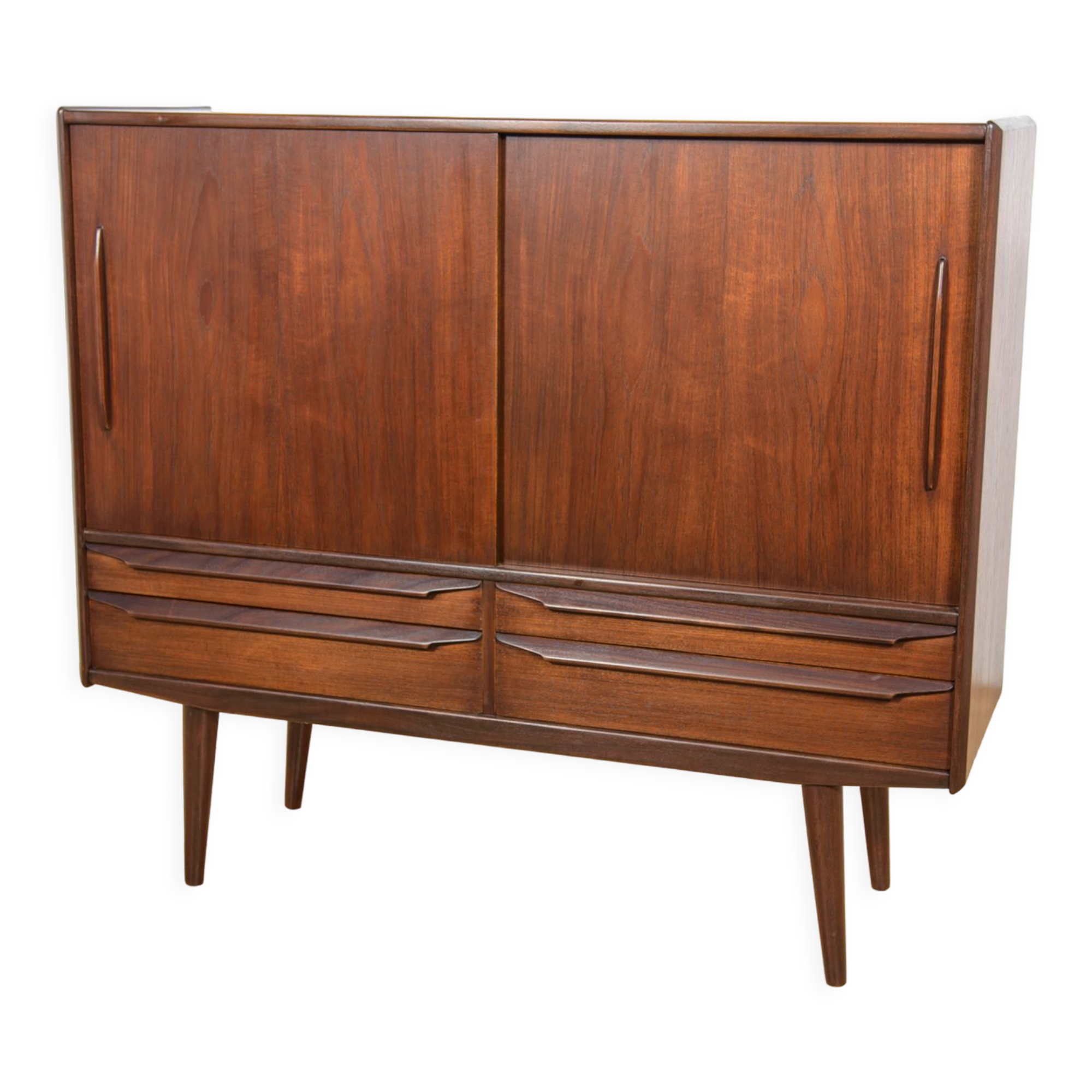 Mid century Danish Teak Highboard, 1960s
