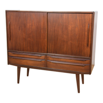 Enfilade en teck danois du milieu du siècle, années 1960