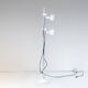 Mid Century Modern White Metal Floor Lamp by Elio Martinelli, 1970s