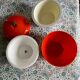 Orange apple ice bucket 1970