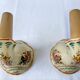 Pair wall lamp earthenware porcelain luminaire candle holder