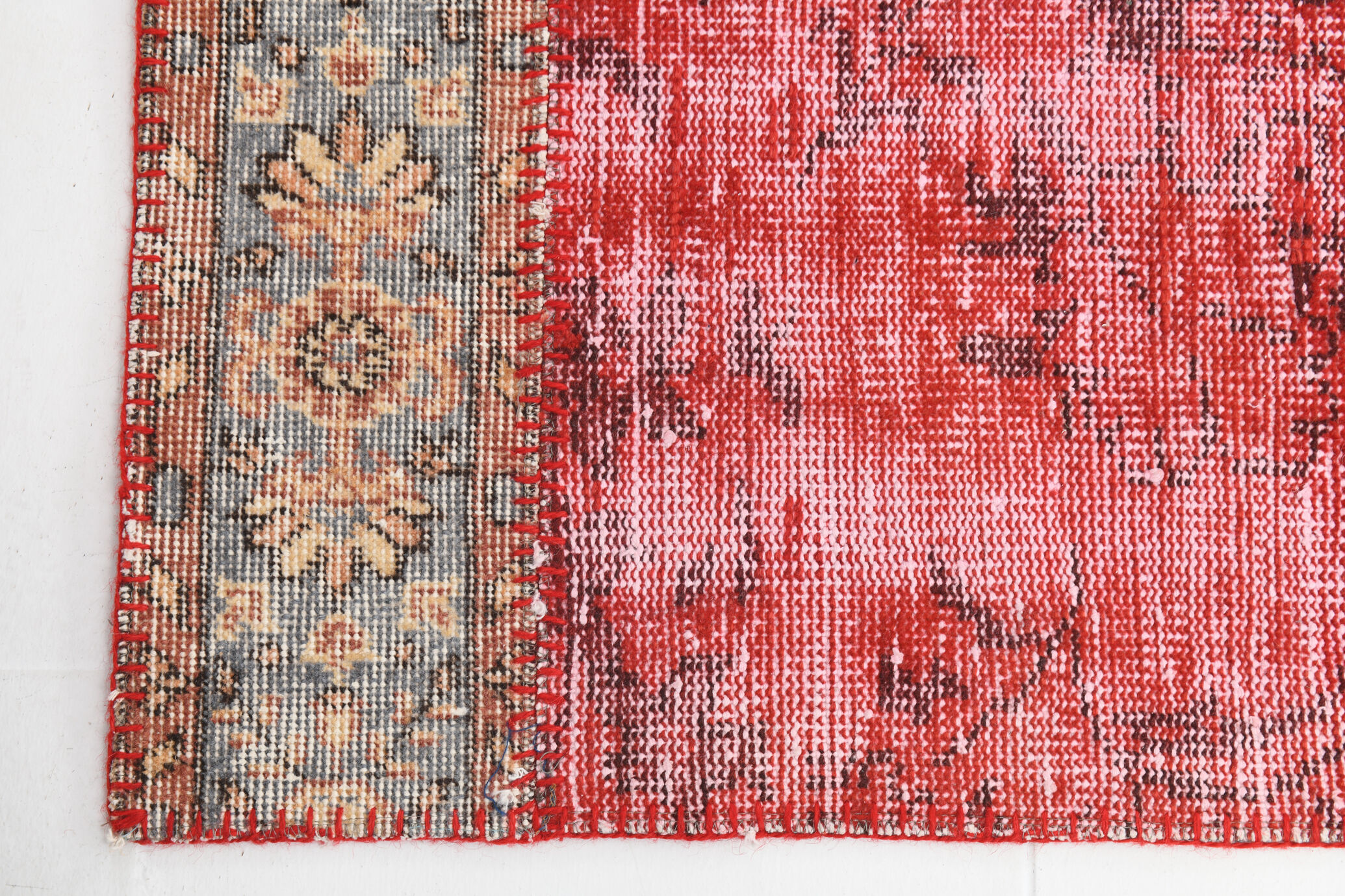 Distressed turkish rug 302x215cm