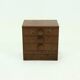 Vintage Wenge Wooden Drawer Cabinet 1960s