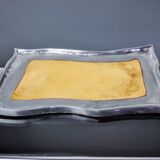 Brutalist pocket emptier by Leopold, bronze and aluminum 1970, Spain