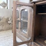 Enfilade display cabinet, solid oak, 1920.