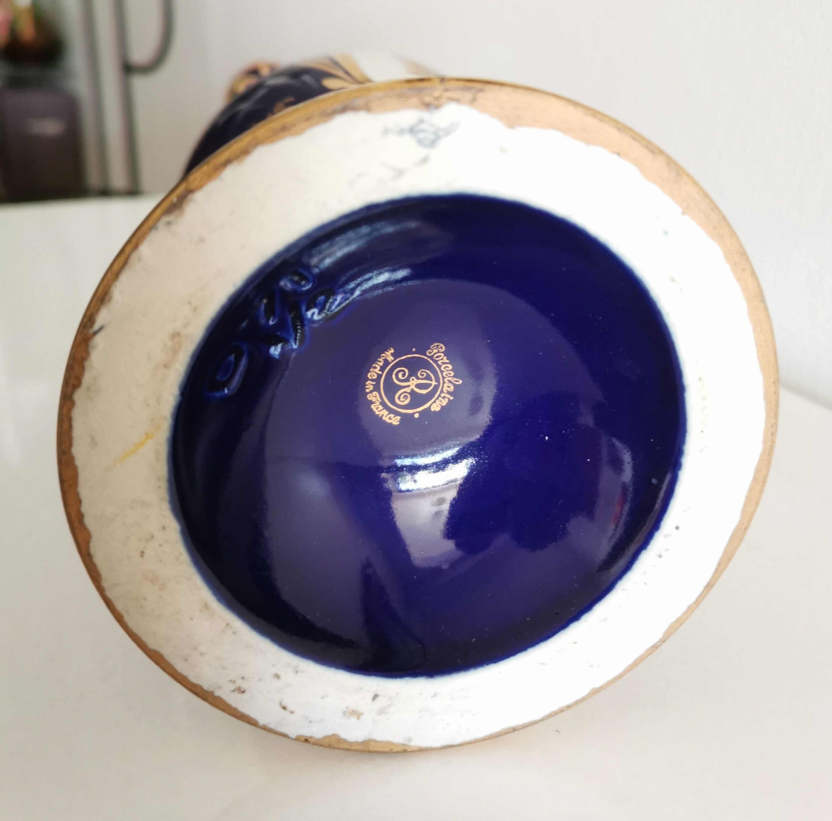 French porcelain vase