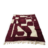 Handmade Beni Ourain wool rug 150/250cm