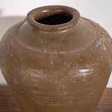 Petit vase ancien en céramique émaillée (c.1900)