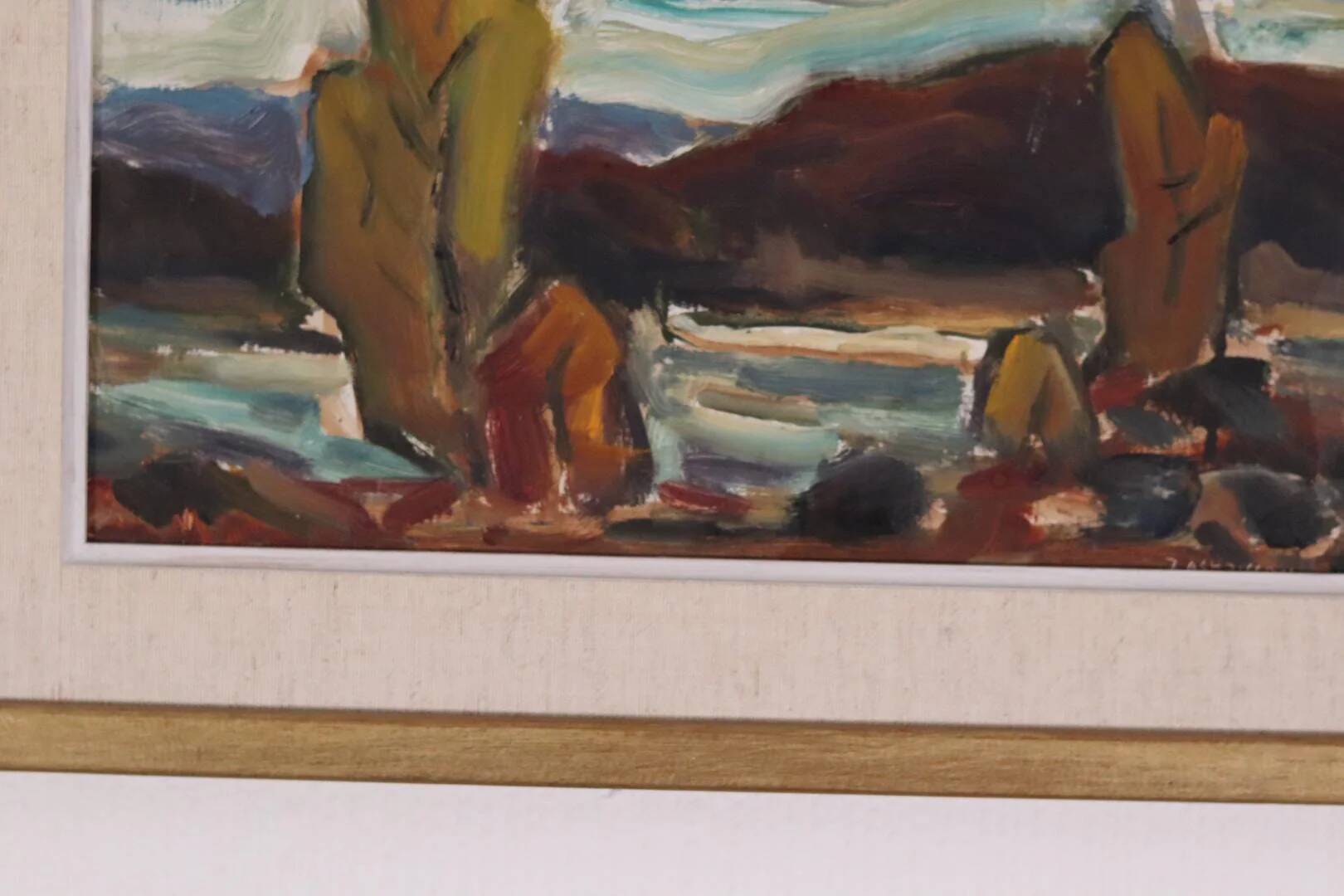 Au bord de la rivière par P.O. Zachrisson