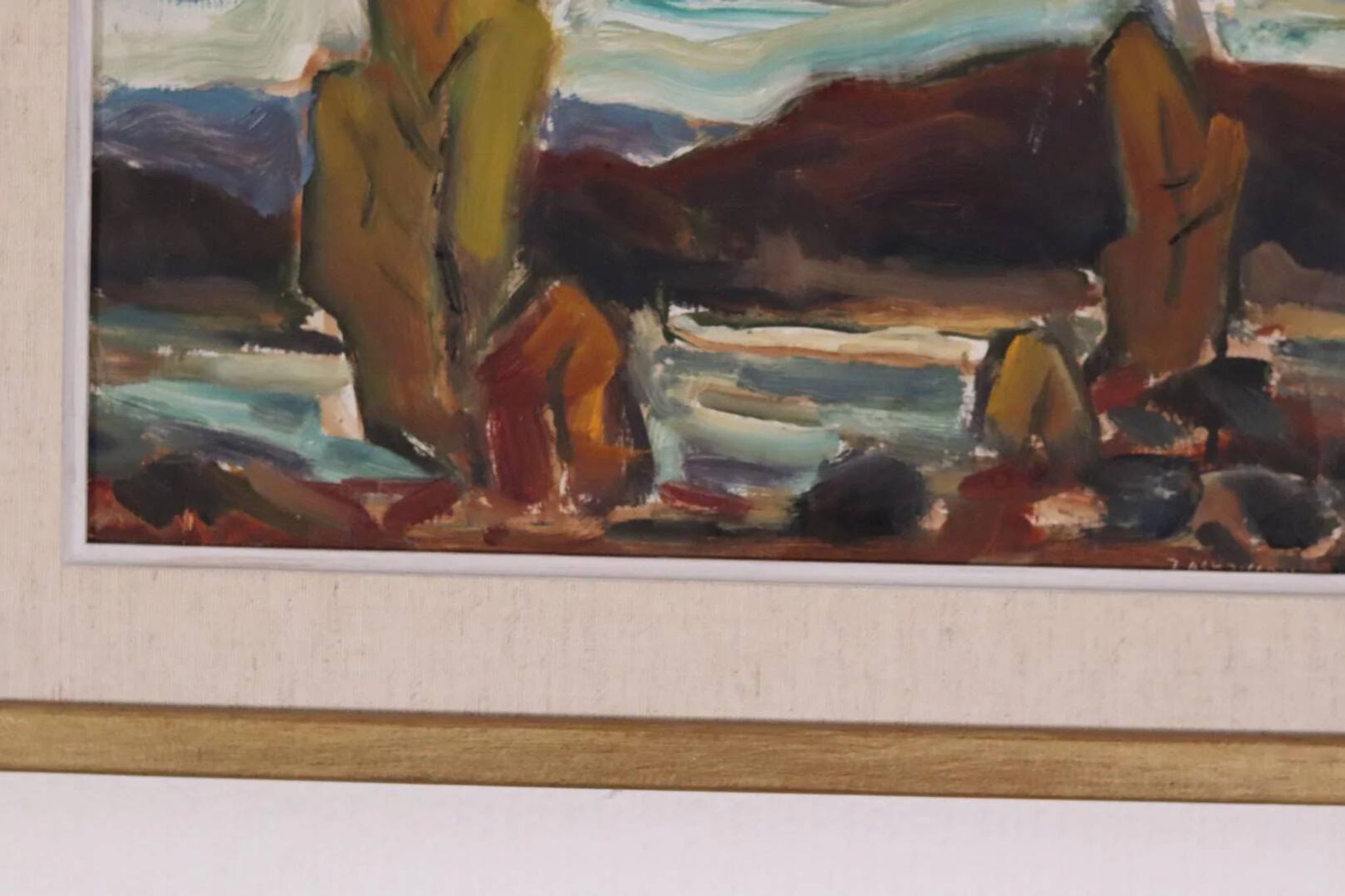 Au bord de la rivière par P.O. Zachrisson